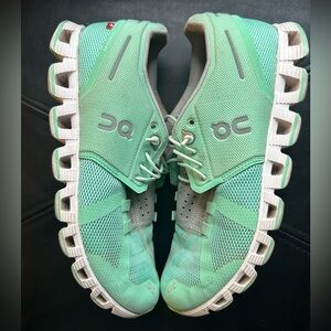 Womens On Cloud Running Yoga Shoes Mint Green size 6.5